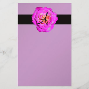 Papelaria rosa cor-de-rosa quente