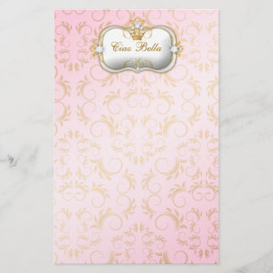 Papelaria Rosa divino dourado de 311 Ciao Bella