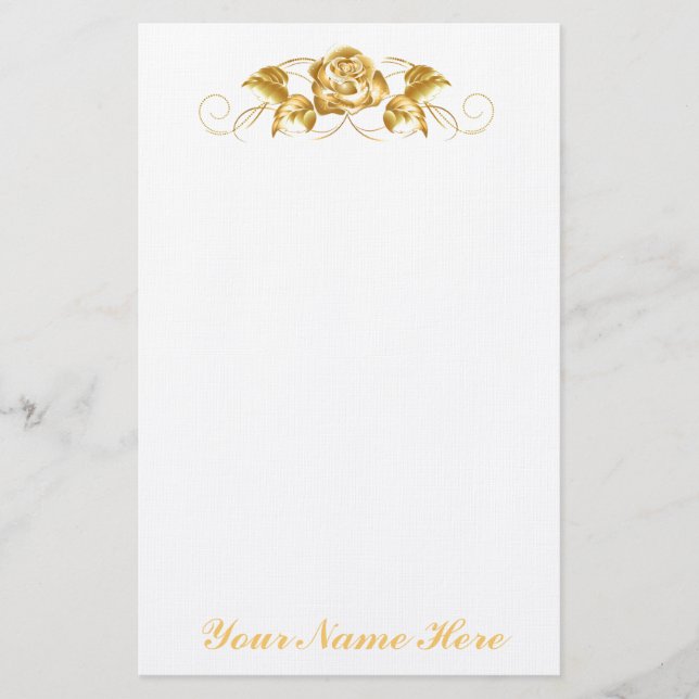Papelaria Rosa Dourado (Frente)