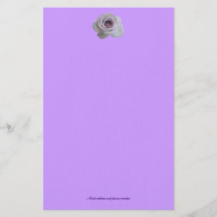 Papelaria Rosa Roxo Simples