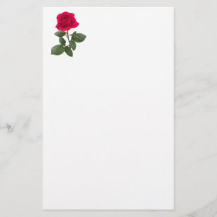 Papelaria Rosa vermelha