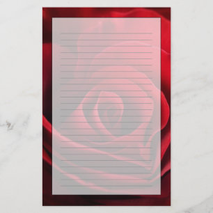 Papelaria Rosa vermelha dos namorados