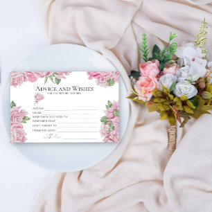 Papelaria Rosas - Dicas e Desejos para Chá de Noiva