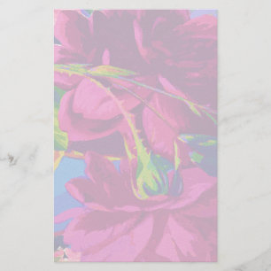 Papelaria Rosas Fuchsia