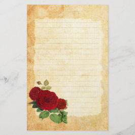 Papelaria Rosas vermelhas
