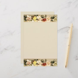 Papelaria Rosas Vintage Pessoal