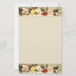 Papelaria Rosas Vintage Pessoal