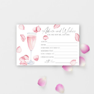 Papelaria Rose Prosecco - conselhos e desejos chá de noiva