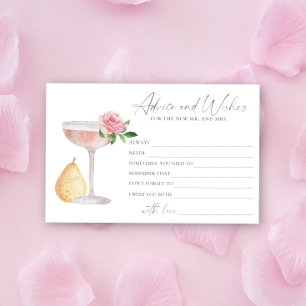 Papelaria Rose Prosecco - conselhos e desejos chá de noiva