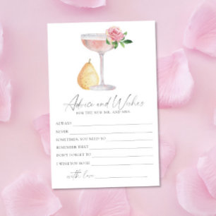 Papelaria Rose Prosecco - conselhos e desejos chá de noiva