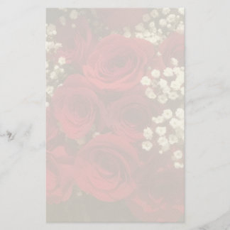 Papelaria Roses and Baby's Breath Stationery