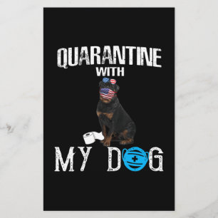 Papelaria Rottweiler Dog Quarantine Com Meus Presentes Engra