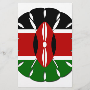 Papelaria Round Kenyan Motif: Um Símbolo Nacional