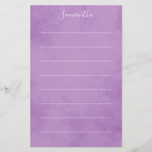 Papelaria Roxo Elegante