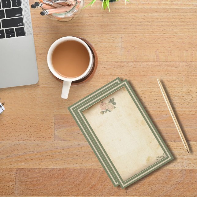 Papelaria Rustic Floral (Criador carregado)