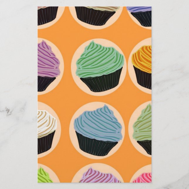 Papelaria Sabores do cupcake (Frente)