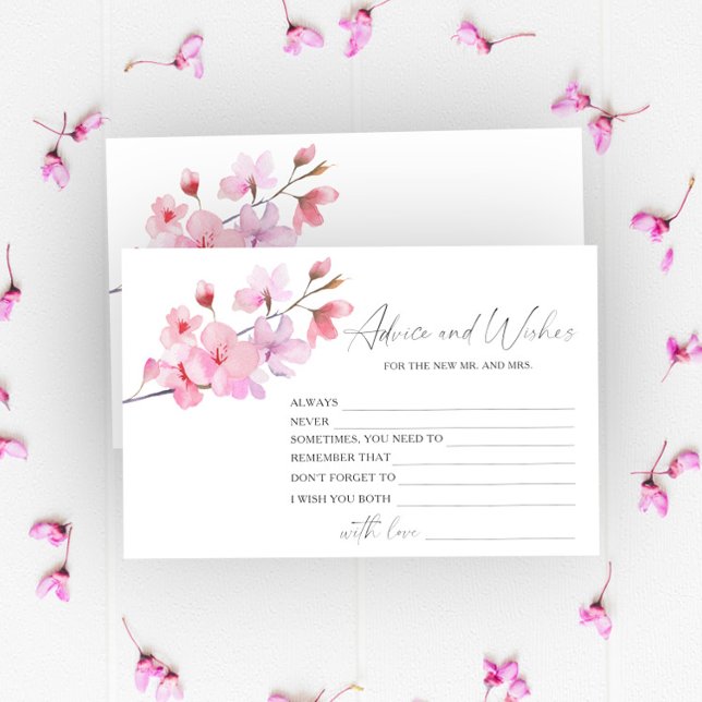 Papelaria Sakura - conselhos e desejos chá de noiva (Criador carregado)