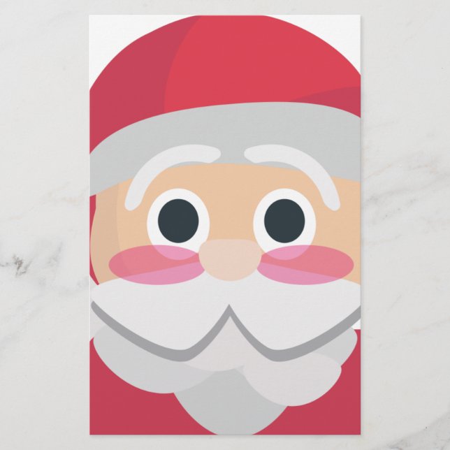 Papelaria santa claus emoji (Frente)
