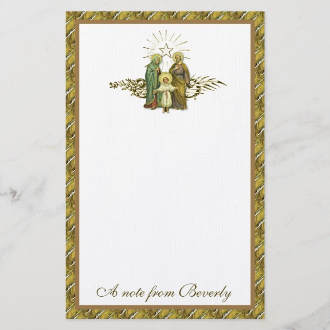 Papelaria Santa Família Católica Jesus Maria José Religião S (Frente)