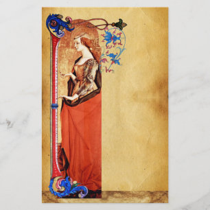 PAPELARIA SANTO MARY MAGDALENE FLORENTINE FLORAL PARCHING