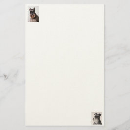 Papelaria Schnauzer Felt Paper Stationary