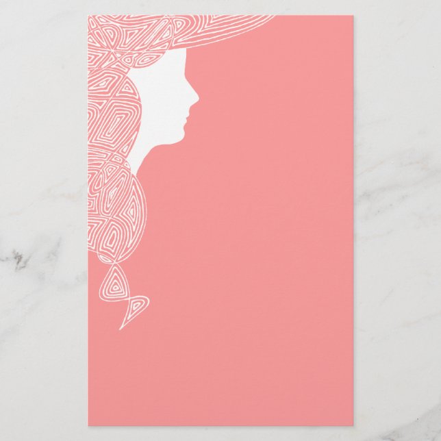 Papelaria Senhora no rosa (Frente)