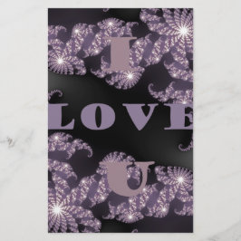 Papelaria Sentimentos Celestiais Eu Amo Você Saudação Galáct