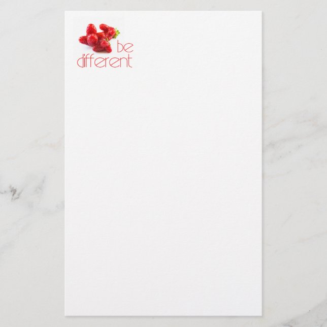 Papelaria Ser diferente (Frente)