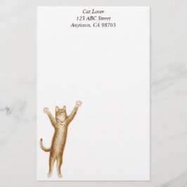 Papelaria Seu artigo personalizável sobre Gatinho Super