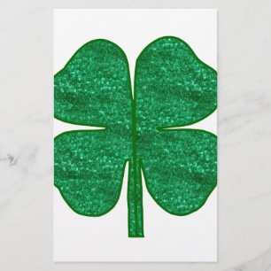Papelaria shamrock brilhante