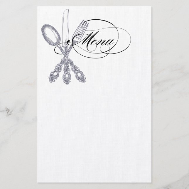 Papelaria Silverware antigo (Frente)