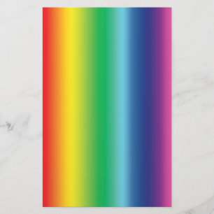 Papelaria símbolo do orgulho arco-íris cores lgbt