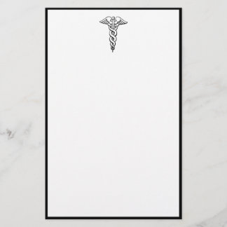 Papelaria Símbolo médico de Caduceus