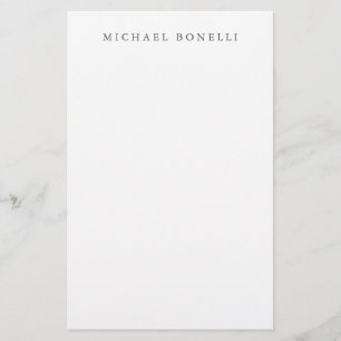 Papelaria Simples Moderno Elegante Simples 