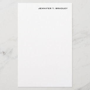 Papelaria Simples Moderno Minimalista