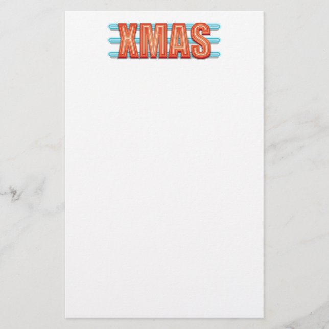 Papelaria Sinal XMAS (Frente)