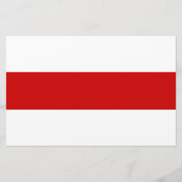 Papelaria Sinalizador da Bielorrússia (Vermelho e Branco)