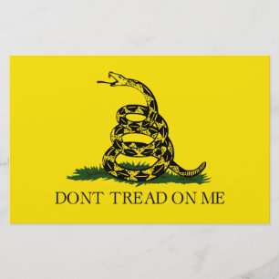 Papelaria Sinalizador de Gadsden (Não Piso em Mim) (Sinaliza