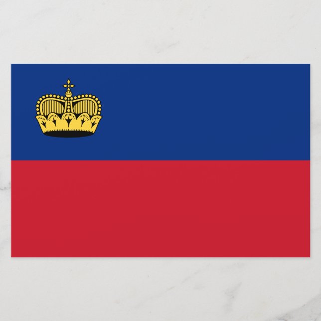Papelaria Sinalizador Liechtenstein (Frente)