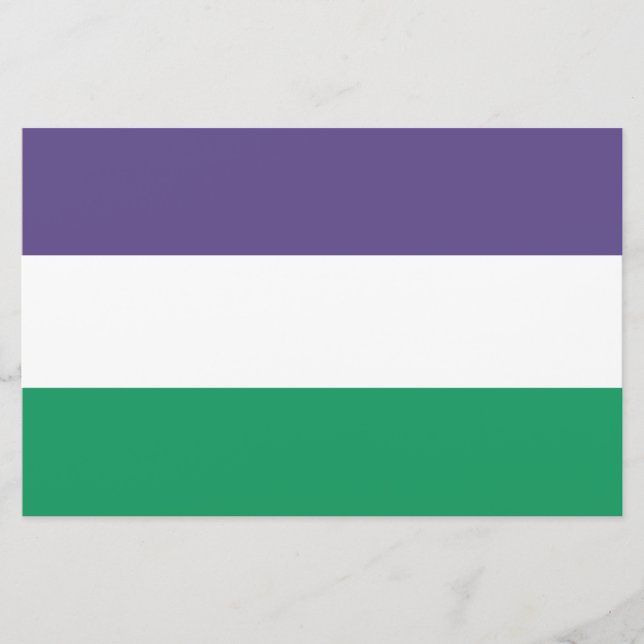 Papelaria Sinalizador Suffragette (Frente)