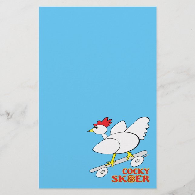 Papelaria Skater Cocky (Frente)