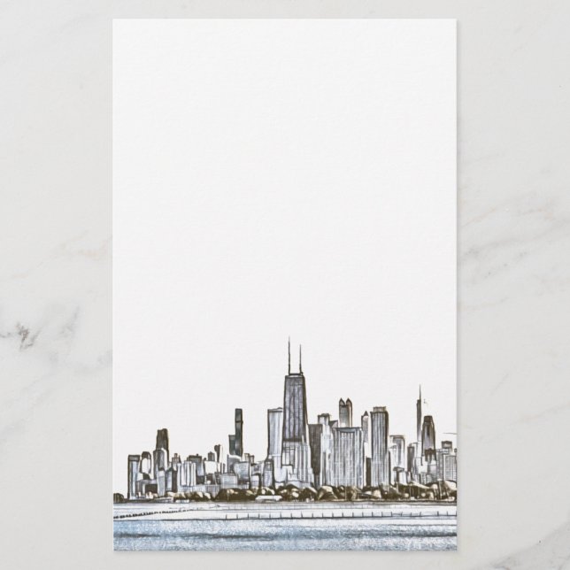 Papelaria Skyline Stationery Chicago (Frente)