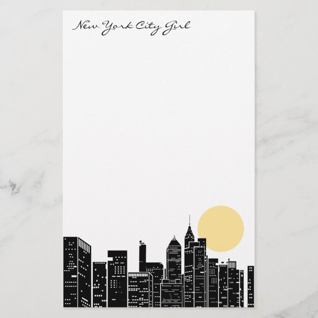 Papelaria Skyline Stationery Nova York (Frente)