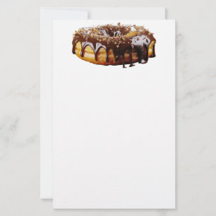Papelaria SlipperyJoe's donut decadente coberto com uma espe