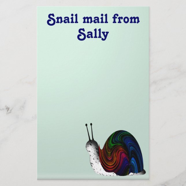 Papelaria Snail mail (Frente)