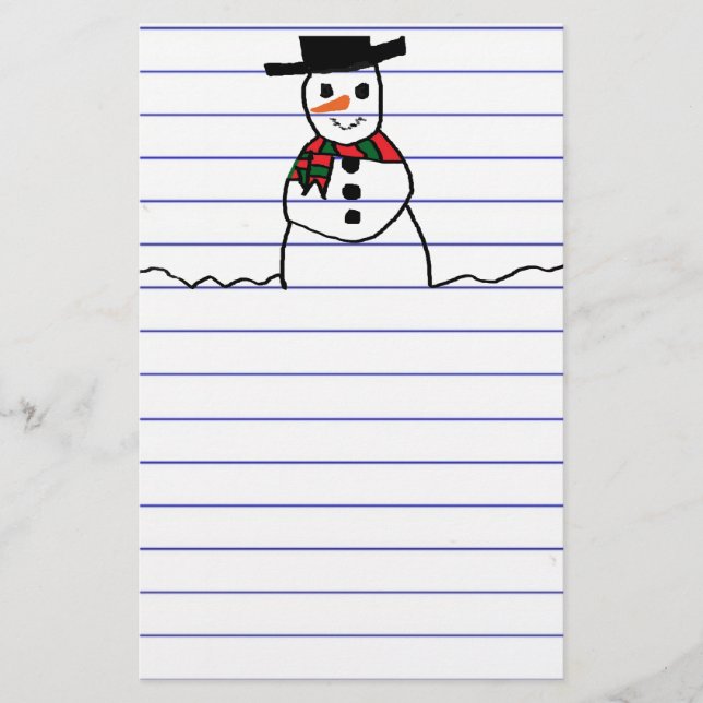 Papelaria Snowman (Frente)