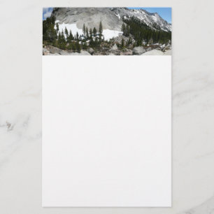 Papelaria Snowy Granite Domes Panorama em Yosemite