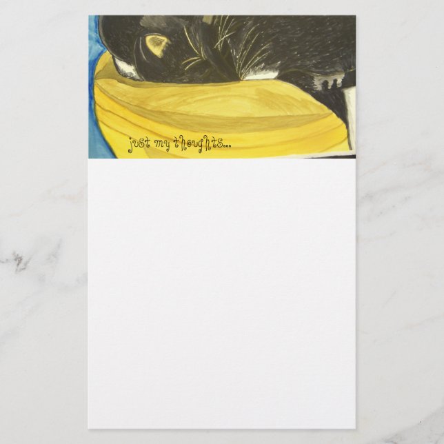 Papelaria só os meus pensamentos... (Frente)