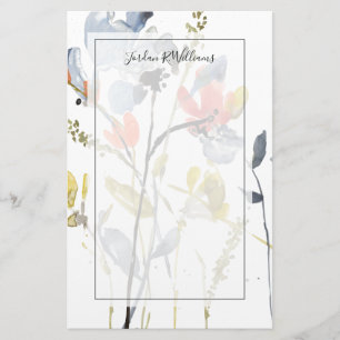 Papelaria Sobreposição de Flor - Flores e Sistemas de Aqua