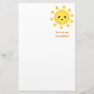 Papelaria Sol Cute Feliz Sunshine para Crianças